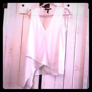BCBG white tank